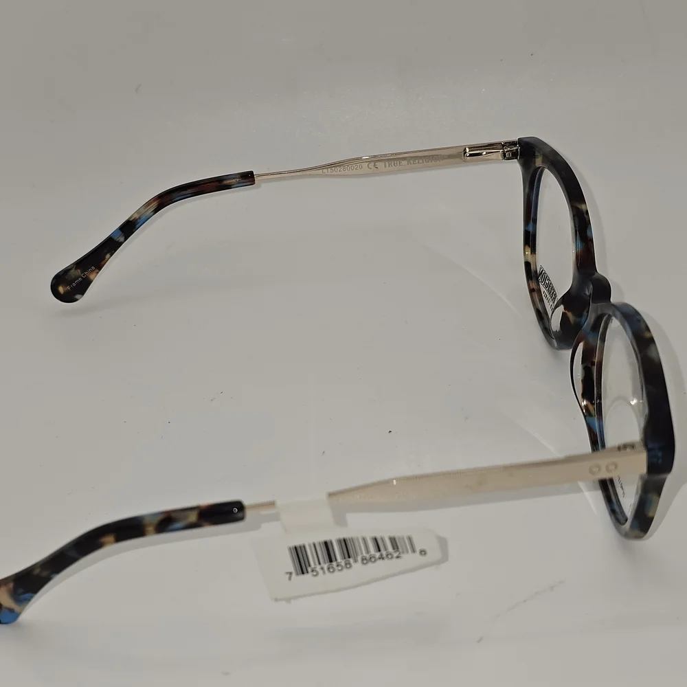 True Religion T016 RX‎ Eyeglasses Blue Tort Frames 52-20-140